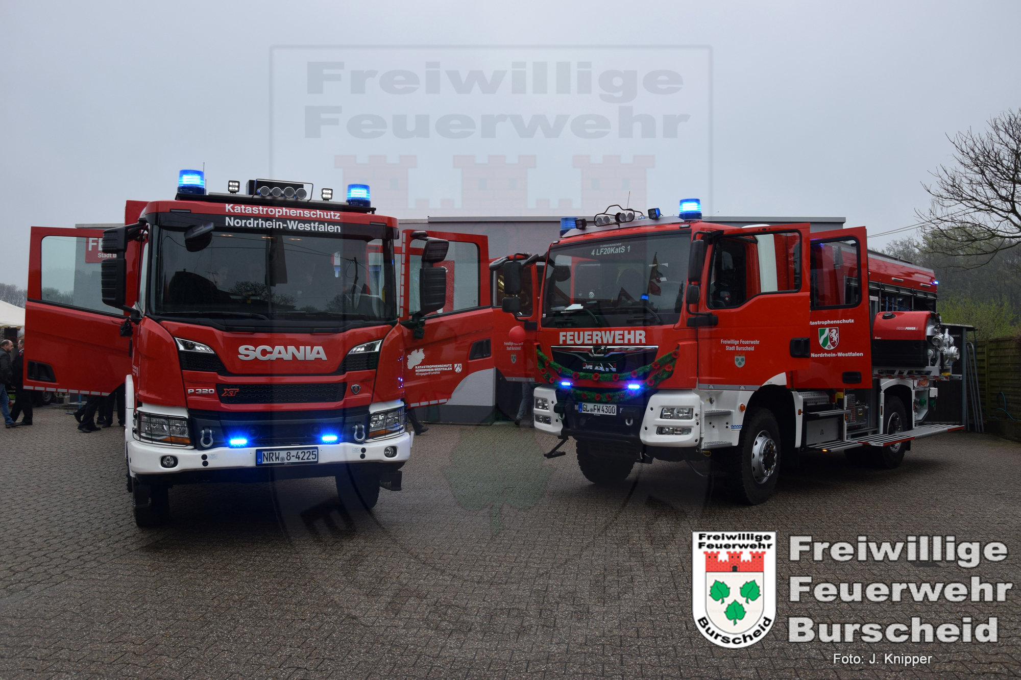 Zwei neue Fahrzeuge für Burscheider Feuerwehr