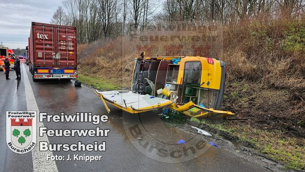 Verkehrsunfall A1 am 15. Februar 2024